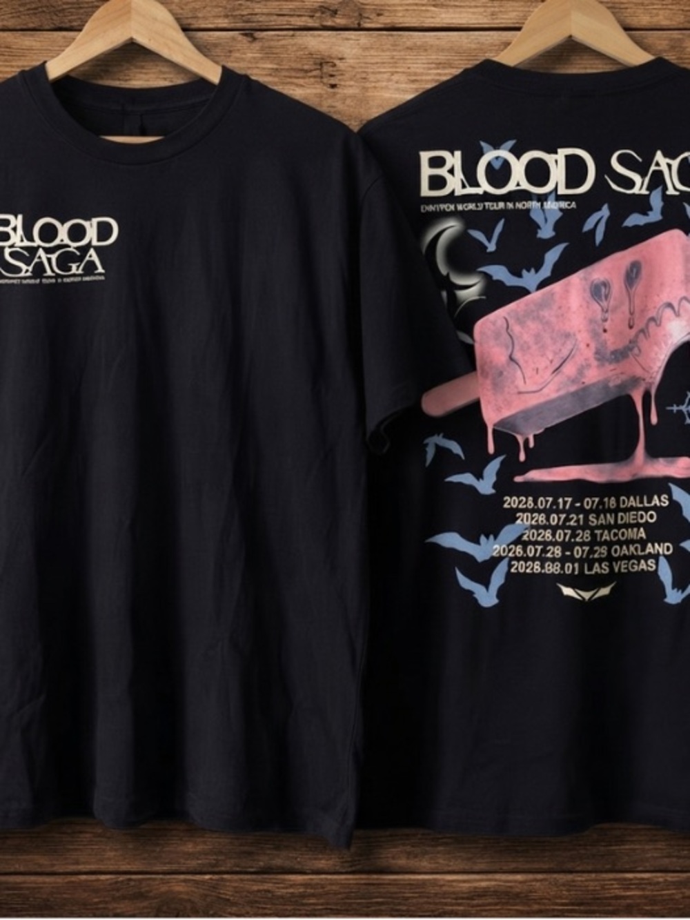 Enhypen Blood Saga Tour 2026 T-Shirt